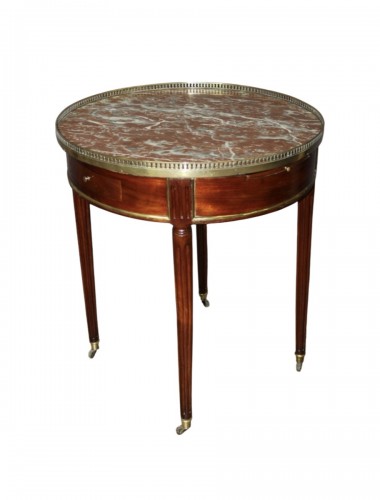 Table Bouillotte Louis XVI en acajou
