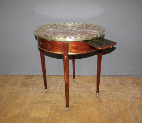 Table Bouillotte Louis XVI en acajou - Louis XVI