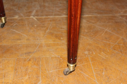 Antiquités - Table Bouillotte Louis XVI en acajou