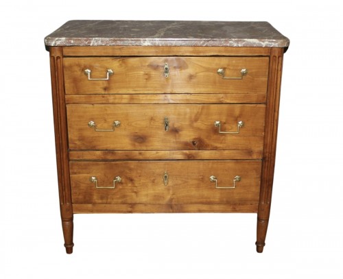 Commode Louis XVI en Merisier XVIIIe