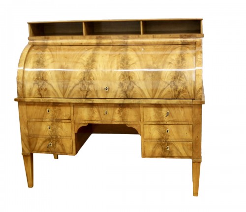 Bureau à cylindre d'époque Restauration