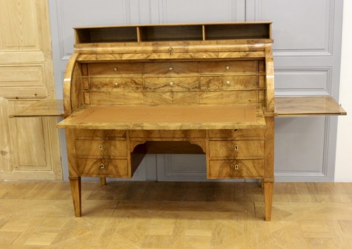 Restauration - Charles X - Bureau à cylindre d'époque Restauration