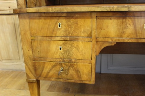 Antiquités - Bureau à cylindre d'époque Restauration