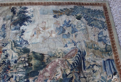 Tapisserie des Flandres du XVIIIe siècle -  La Chasse Au Renard - Tapisserie & Tapis Style Louis XV