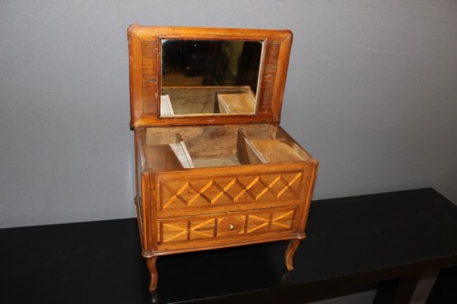 Commode de maitrise en marqueterie XVIIIe - Collections Style Transition