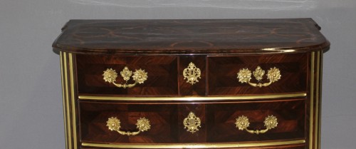 Commode Régence en marqueterie de palissandre - Antiquités Christophe Rochet