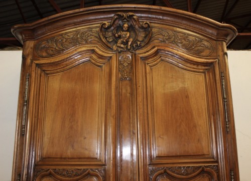 Furniture  - Louis XV Lyonnaise Armoire in walnut