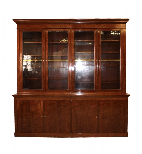 Napoleon III mahogany bookcase 