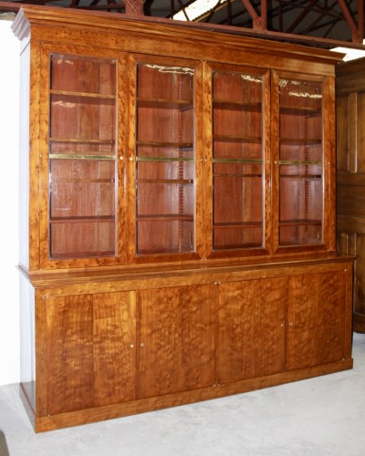 Napoleon III mahogany bookcase  - 