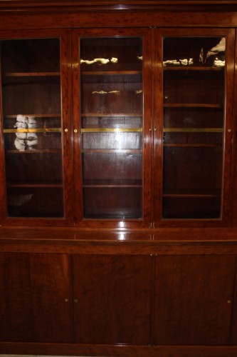 Antiquités - Napoleon III mahogany bookcase 