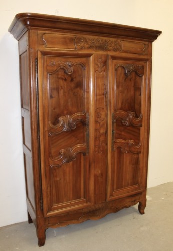 Mobilier Armoire - Armoire bressane en noyer fin XIXe