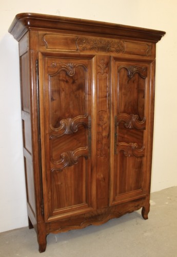 Mobilier Armoire - Armoire bressane en noyer fin XIXe