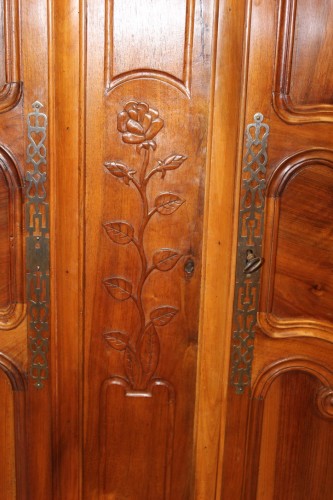  - Bresse wardrobe in walnut late 19th century