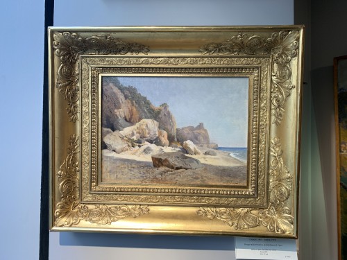 Arthur Calame (1843-1919) - Rivage méditerranéen, probablement la côte amalfitaine - Galerie de Frise