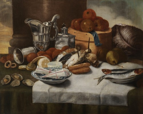 Paintings & Drawings  - French school circa 1770 - Pair of still lifes