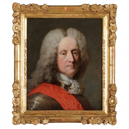 Robert Levrac-Tournières - Portrait of the Governor of Canada, Charles de la Boische