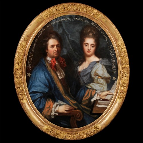 17th century - Jean-Baptiste Santerre (1651-1717) - Portrait of a couple