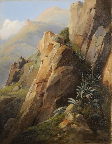 Jean-Charles Rémond (1795-1875) - Palerme, août 1842 Sicile