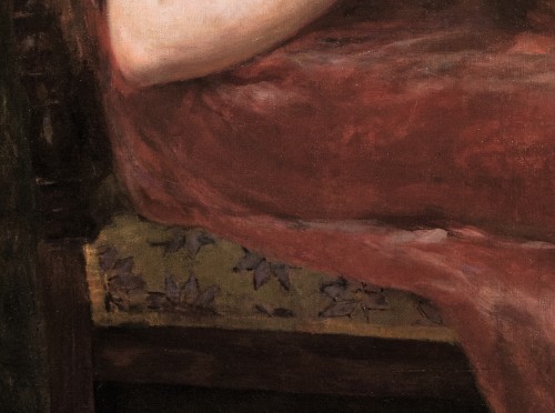 Alice Bastide (1868-1959) - Portrait de fillette à la lecture - Galerie de Frise