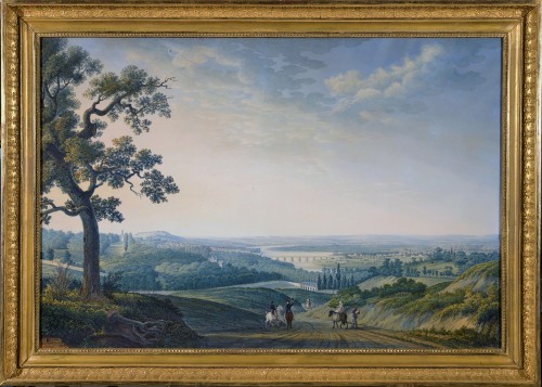 Antoine Melling (1763-1831) - Vue des environs de Saint-Cloud depuis Meudon