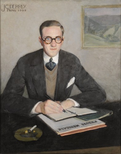 Jacques Charles Derrey (1907-1975) - Portrait de R. Lenoir