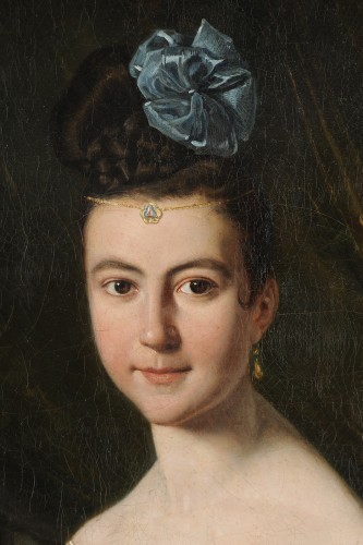 Jules Boilly (1796-1874) - Portrait de jeune femme - Galerie de Frise