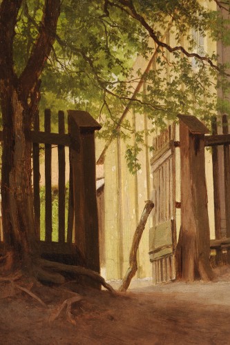 Paintings & Drawings  - Heinrich Buntzen (1803-1892) Artist&#039;s house near Charlottenlund
