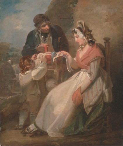 Henry Singleton (1766-1839) The elegant women - Restauration - Charles X
