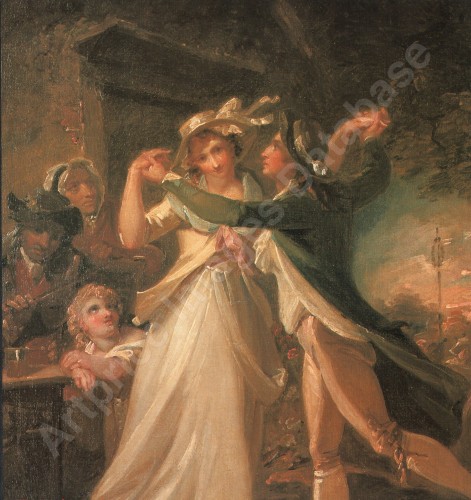 Restauration - Charles X - Henry Singleton (1766-1839) The elegant women
