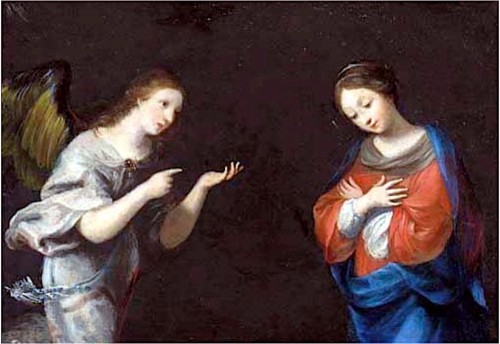 Louis XIII - Jacques Stella (1596-1657) The Annunciation