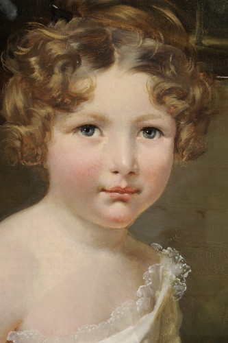 Bernard Gaillot (1780-1847) Portraits of two sisters - 