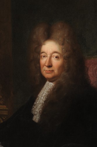 Tableaux et dessins  - François de Troy (1645-1730) Portrait de Paul Etienne Brunet d’Evry