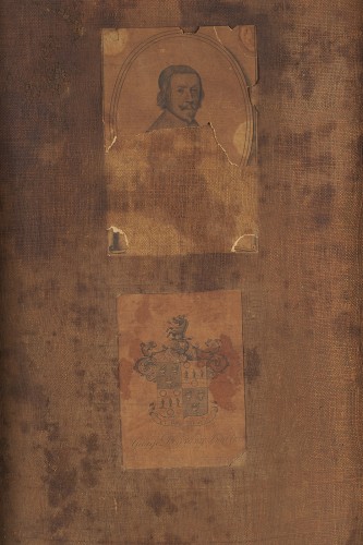 Louis XIV - Ecole Française vers 1645 - Portrait du cardinal Mazarin