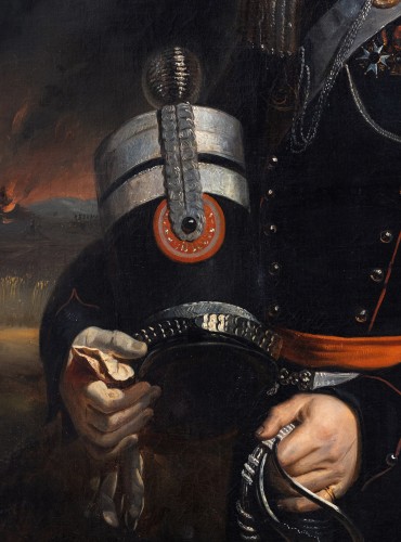 Portrait du baron de Roisin - Général de Gendarmerie - Galerie de Frise