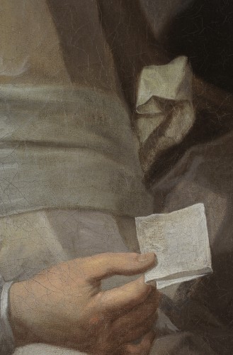 Tableaux et dessins Tableaux XVIIIe siècle - Ecole française vers 1760 - Portrait d’un Prémontré