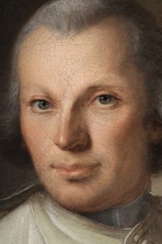 Ecole française vers 1760 - Portrait d’un Prémontré - Galerie de Frise