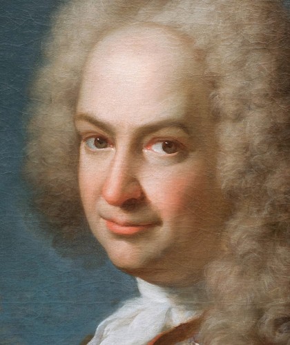 XVIIIe siècle - Louis-Gabriel Blanchet (1701-1772) Autoportrait présumé de l’artiste