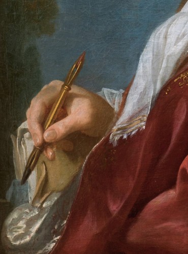 Louis-Gabriel Blanchet (1701-1772) Autoportrait présumé de l’artiste - Régence