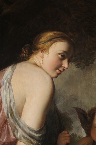 Tableaux et dessins Tableaux XVIIe siècle - Hendrick Bloemaert (1601/02-1672) Vénus et Cupidon