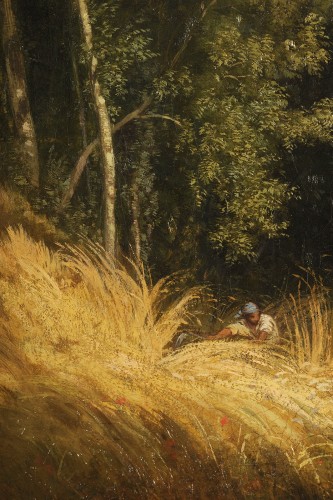 18th century - Émile Lambinet (1813-1877) - The harvest