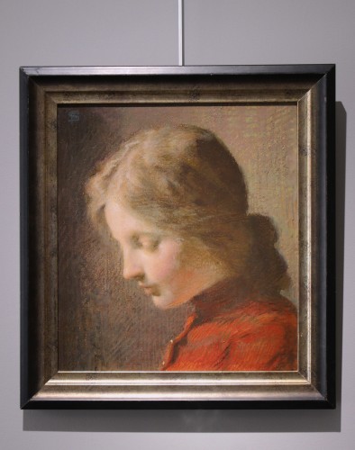 Frans Schwartz (1850-1917) Portrait en profil de jeune fille - Galerie de Frise