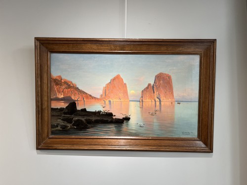 Ascan Lutteroth (1842-1923) Capri, les Faraglioni - Hambourg - Galerie de Frise