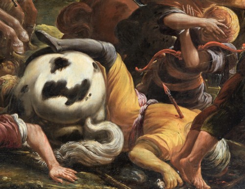 Belisario Corenzio (1558-1646) et atelier - Saint Jacques matamore à Clavijo - Galerie de Frise