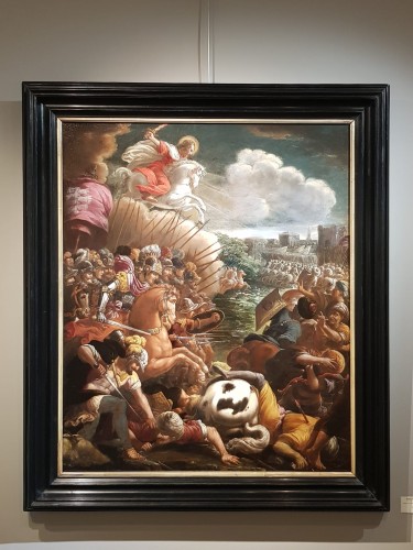 XVIIe siècle - Belisario Corenzio (1558-1646) et atelier - Saint Jacques matamore à Clavijo