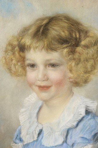Tableaux et dessins Dessin, Aquarelle & Pastel - Abel Faivre (1867-1945) Portrait d'enfant