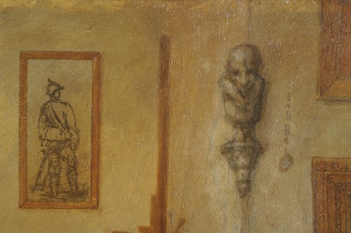 Charles-Emile François (1821-1902) The painter's studio - Napoléon III