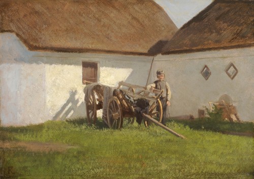Frédérik Rohde (1816 -1886) La pause du jeune fermier