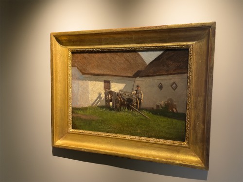 Frédérik Rohde (1816 -1886) La pause du jeune fermier - Galerie de Frise