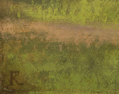 XIXe siècle - Frédérik Rohde (1816 -1886) La pause du jeune fermier