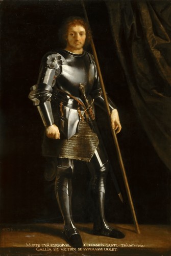 17th century - Giorgione's imitator early 17th century - Portrait of a man in armor